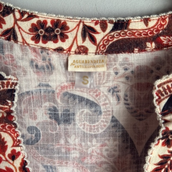 Anthropologie Agua Bendita Elayna Midi Dress Small - Picture 8 of 14